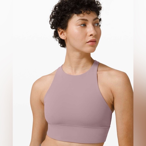 lululemon athletica Other - Lululemon Energy Bra High Neck Long Line Tough, B–D Cup - Violet Verbena- Size 8